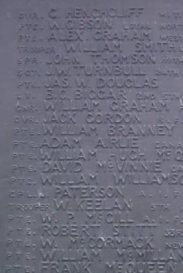 Detail from Kirkcudbright War Memorial